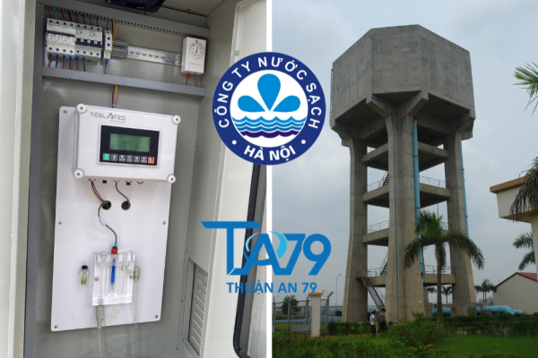 INSTALLING MEASUREMENT EQUIPMENT CHLORINE FOR BAC THANG LONG WATER PLANT PROJECT - HA NOI CITY